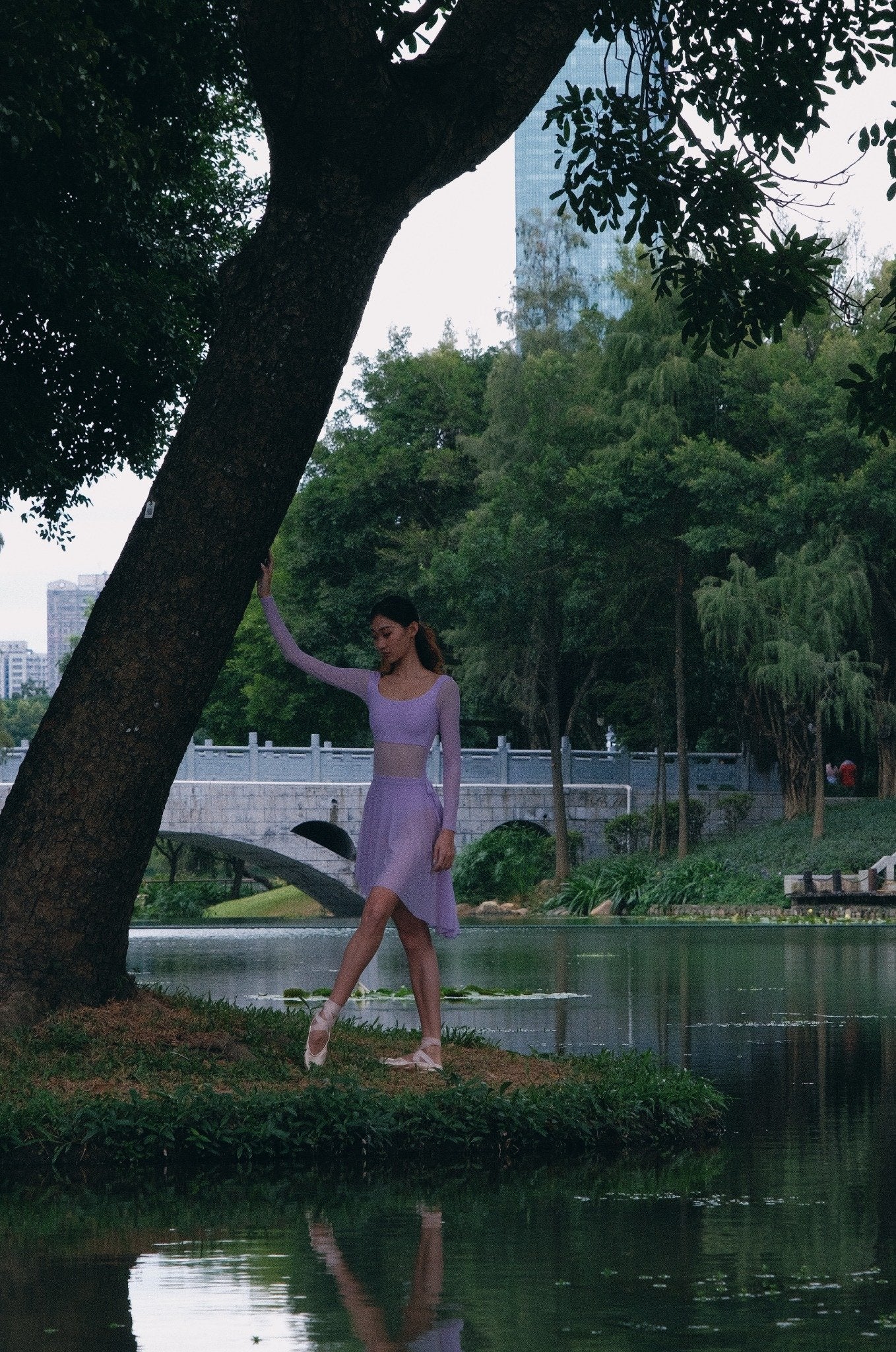 Autumn Haze Midi Ballet Skirt is an elegant ballet attire