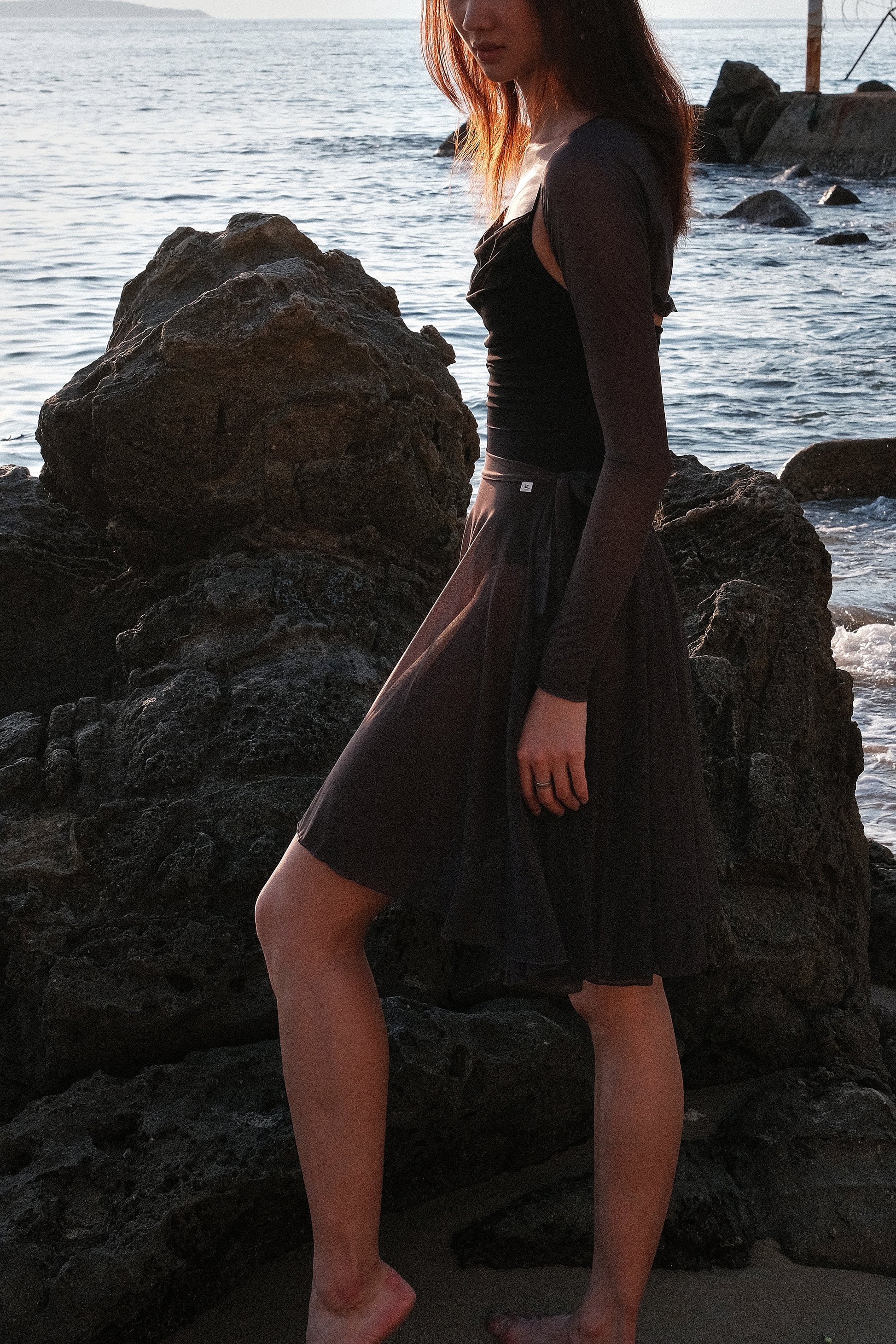 Autumn Haze Midi Ballet Skirt is pre-treated with anti-static treatment, reducing static irritation during dry seasons for ballet dancers