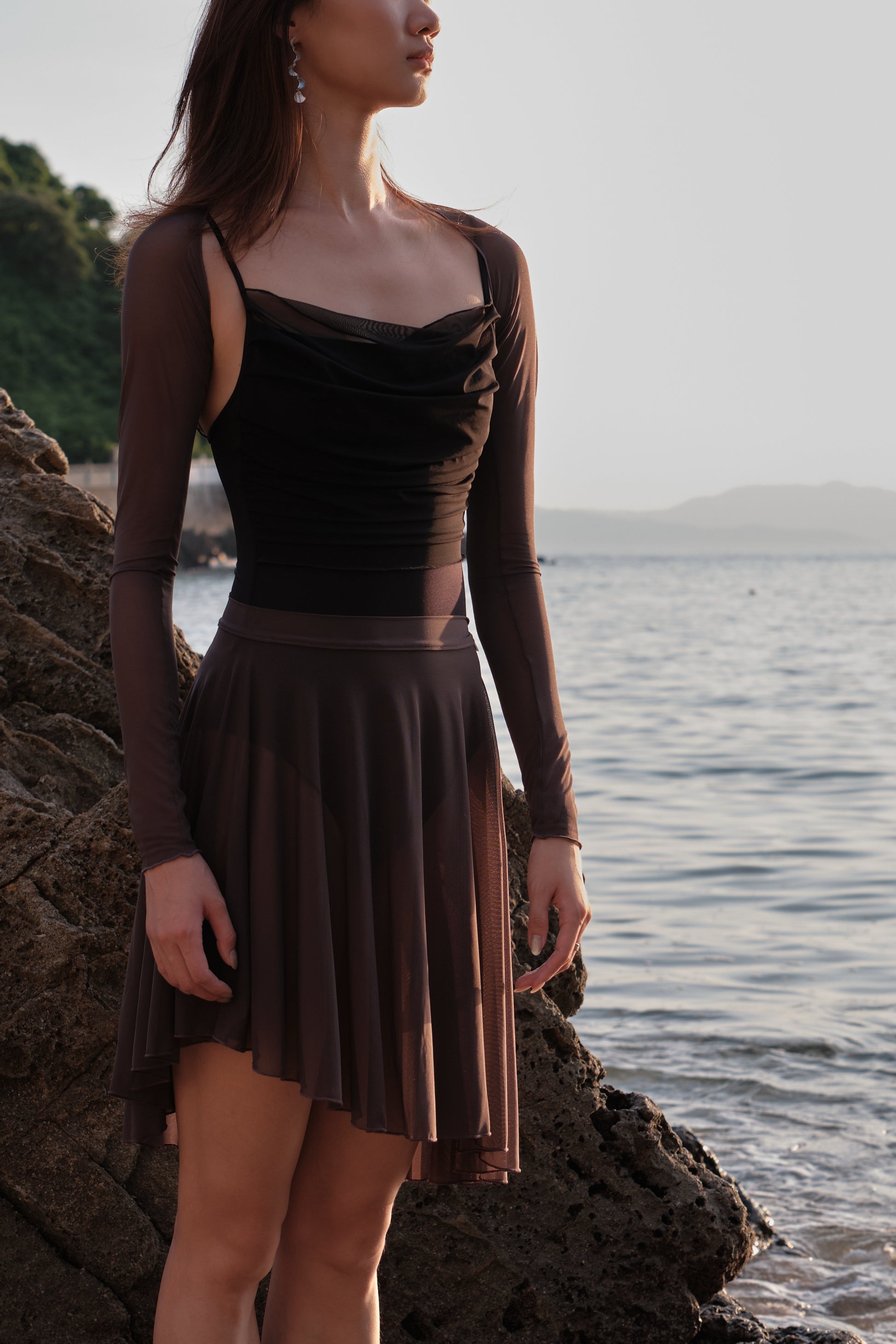 Autumn Haze Midi Ballet Skirt is ultra-soft, light-weight and airy, making it a perfect go-to ballet skirt for dancers