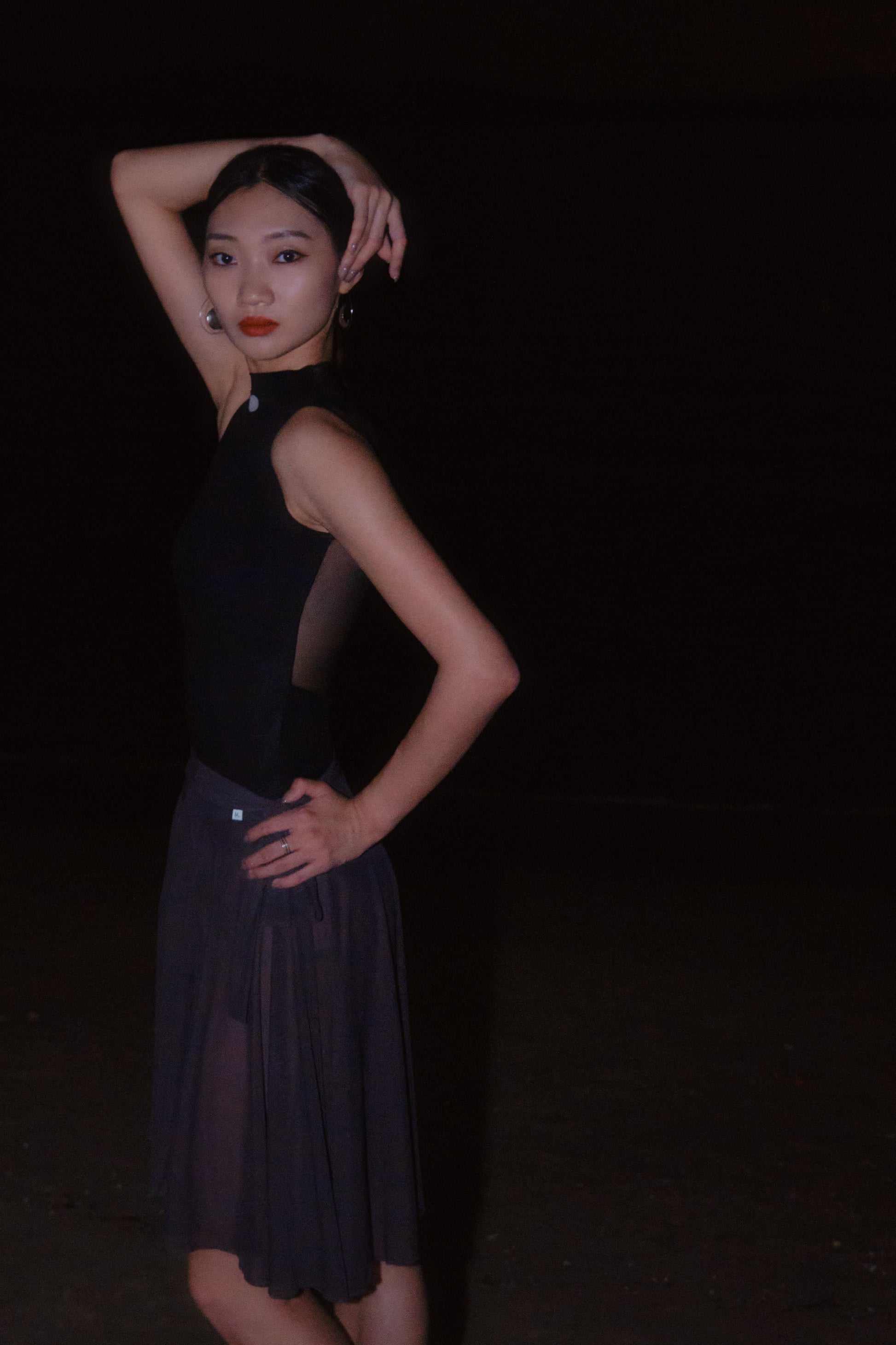 Full Moon High-Collar Leotard is fully lined leotard with seamless construction for support