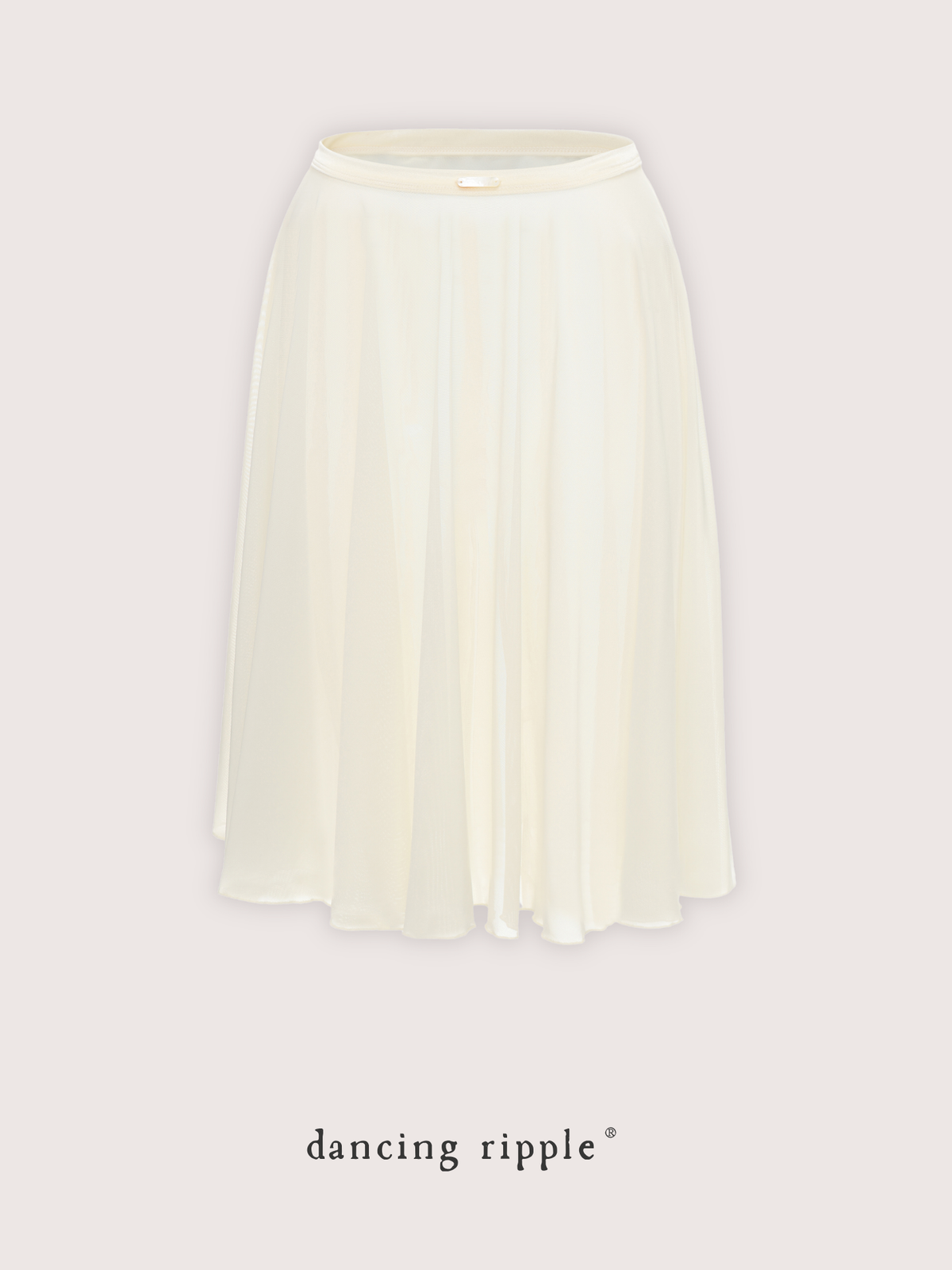 Pull-On Full-Circle Ballet Rehearsal Skirt product detail photo showing the front design