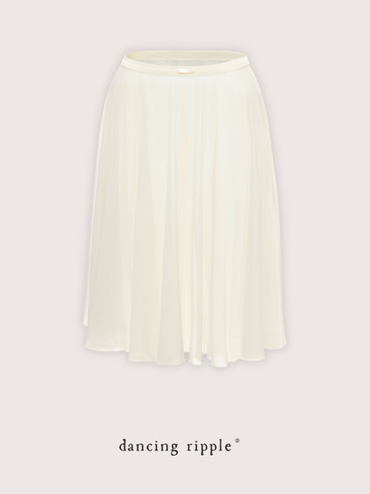 Pull-On Full-Circle Ballet Rehearsal Skirt product detail photo showing the front design