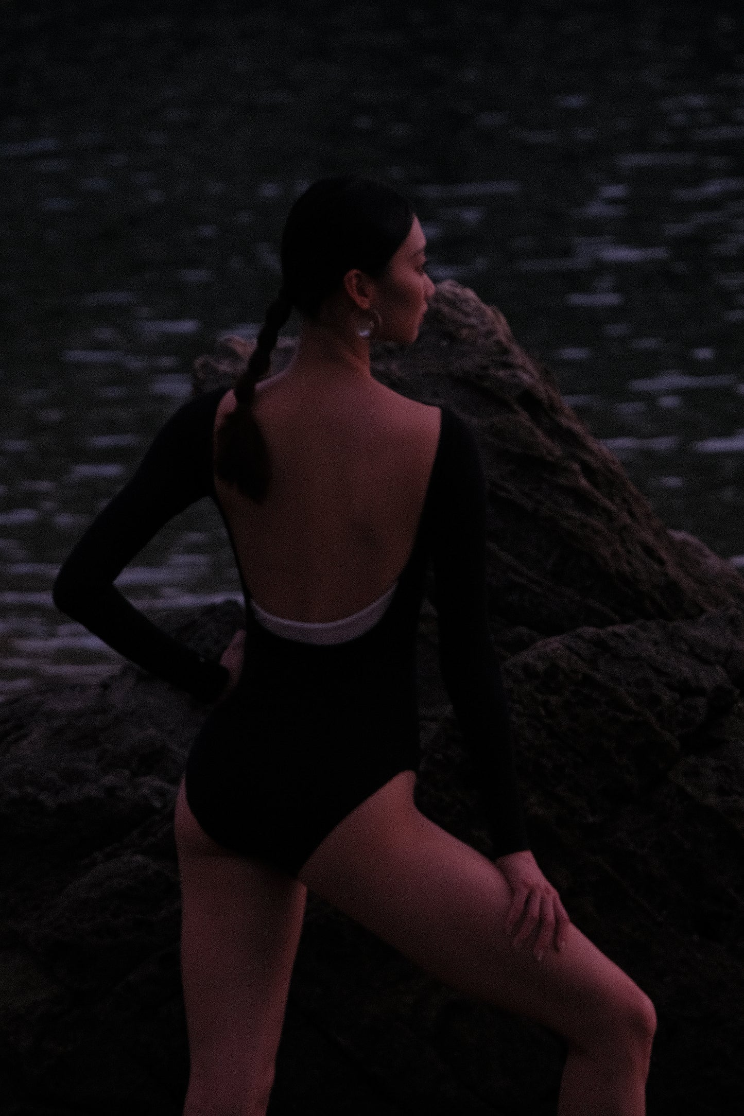 The New Moon Wide Boatneck Long Sleeve Leotard is a classic and timeless piece